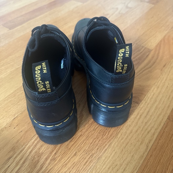 Dr Martens Black Leather Boots - Picture 4 of 5